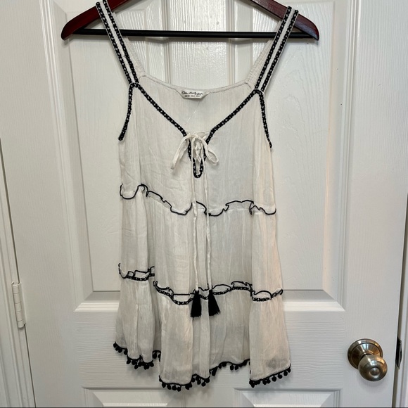 ASOS: MISS SELFRIDGE Tiered Poplin Tank Blouse NWOT - Picture 7 of 9